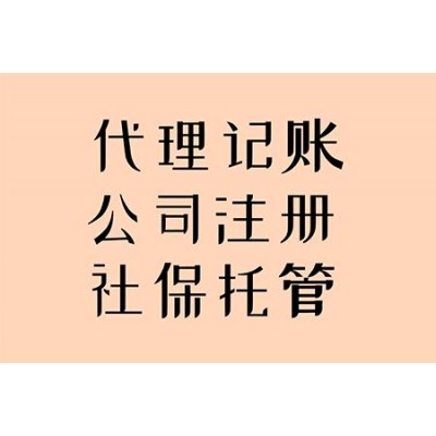 免费注册公司代理记账变更法人企业名称