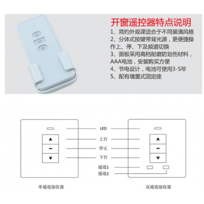 电动双链式开窗器   济宁开窗器