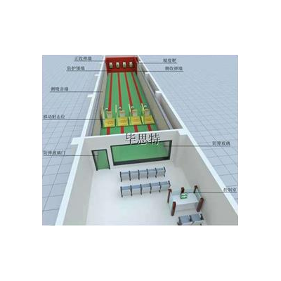 室内靶场建设4靶道室内自动报靶建设方案